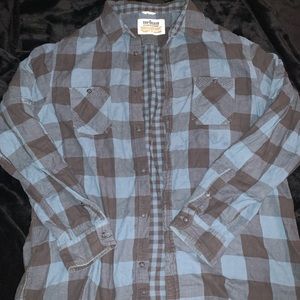 Men’s plaid button down